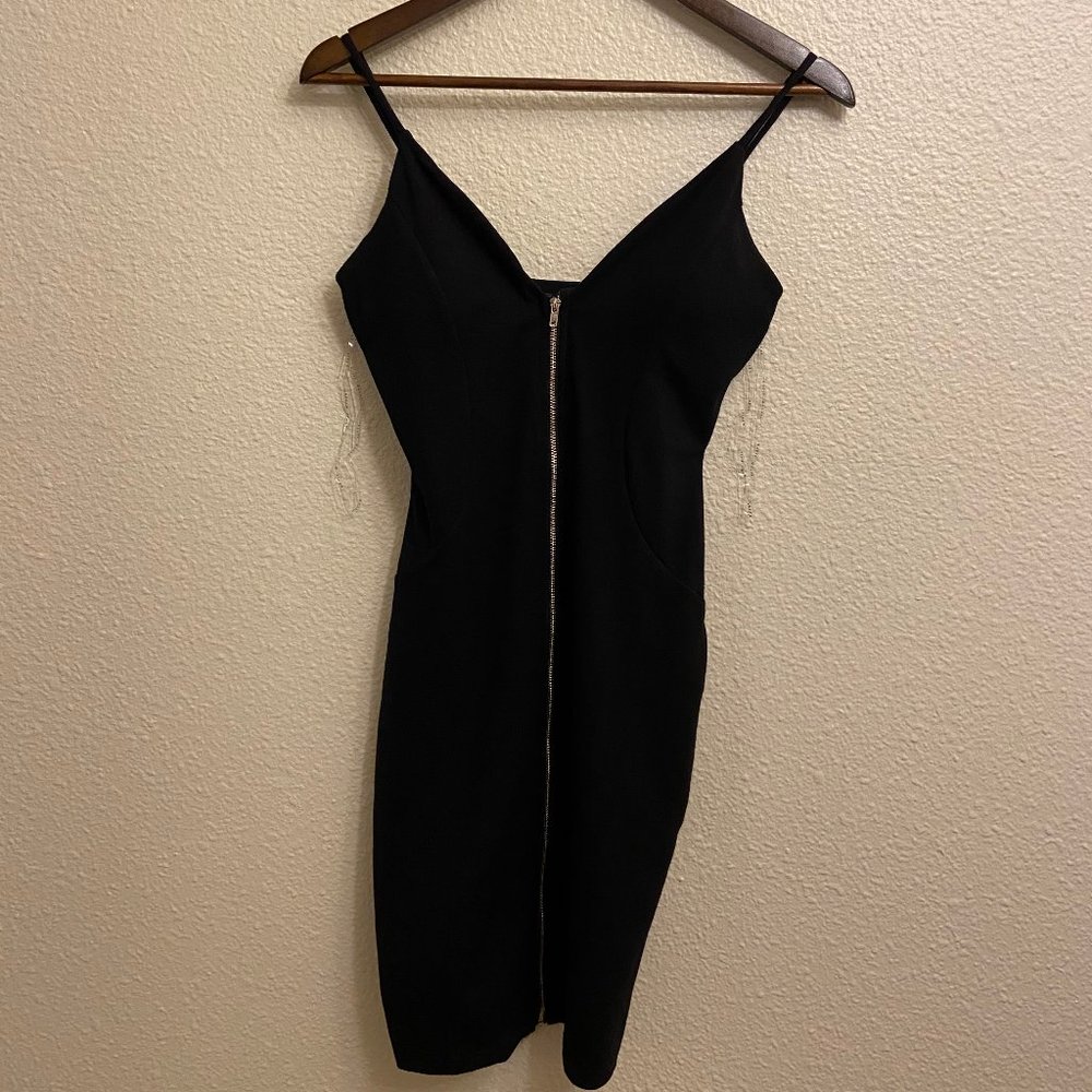 Black Zipper Dress
